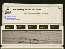 Tablet Screenshot of ianoakley.com